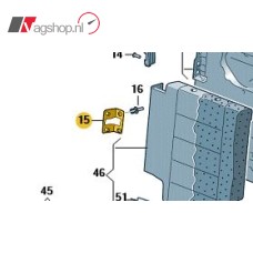 Afdekplaat Slot Touran 